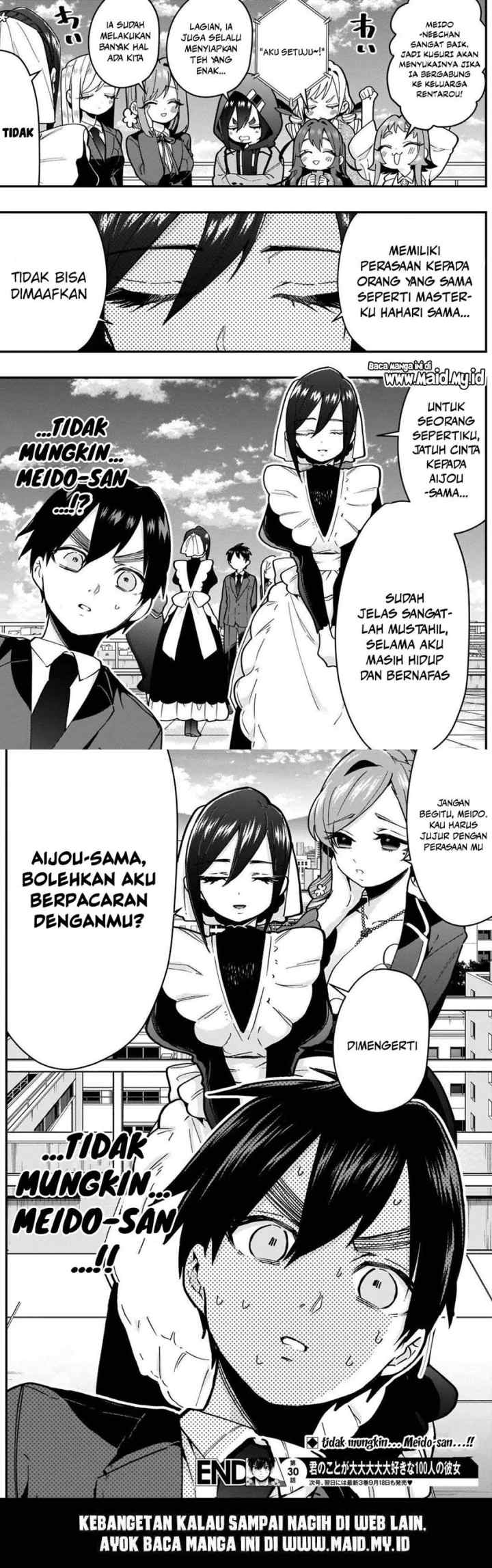 Kimi no Koto ga Dai Dai Dai Dai Daisuki na 100-ri no Kanojo chapter 30 halaman 11