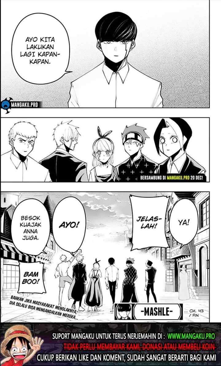 Mashle: Magic and Muscles chapter 43 halaman 20