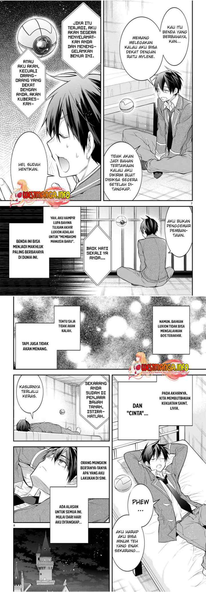 Otome Game Sekai wa Mob ni Kibishii Sekai Desu chapter 47 halaman 5
