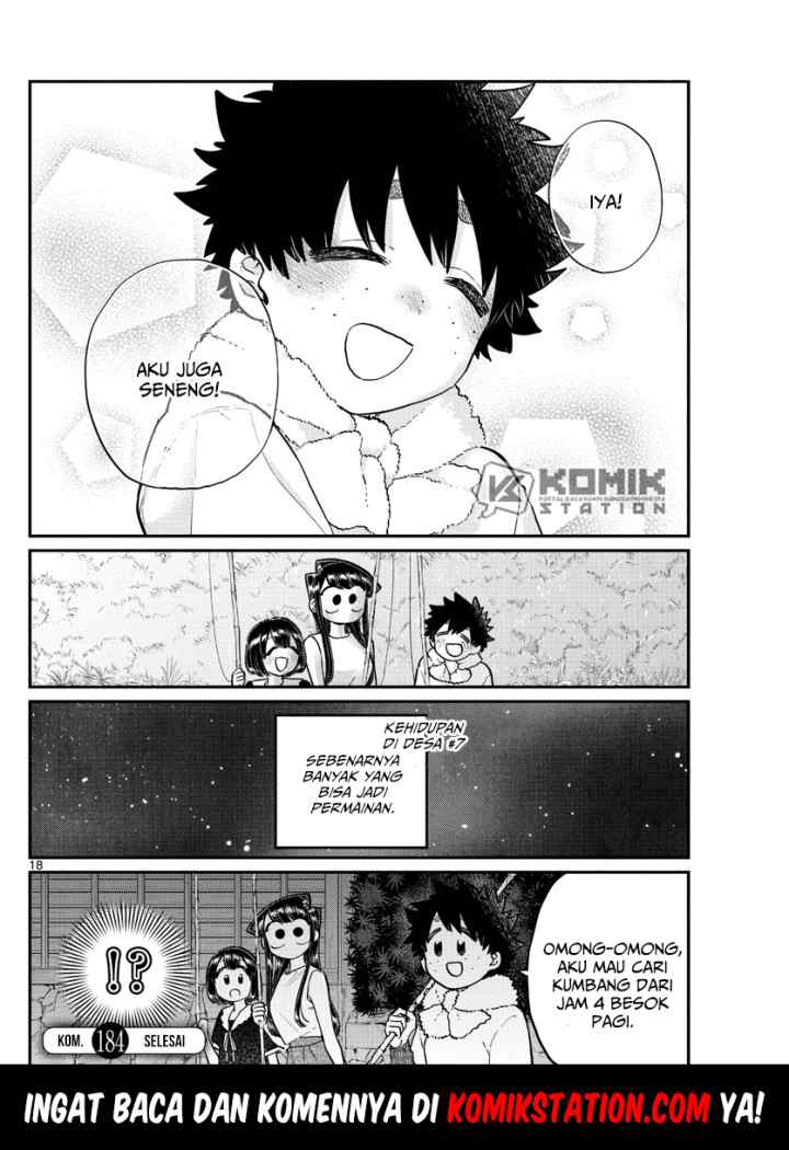 Komi-san wa Komyushou Desu chapter 184 halaman 19