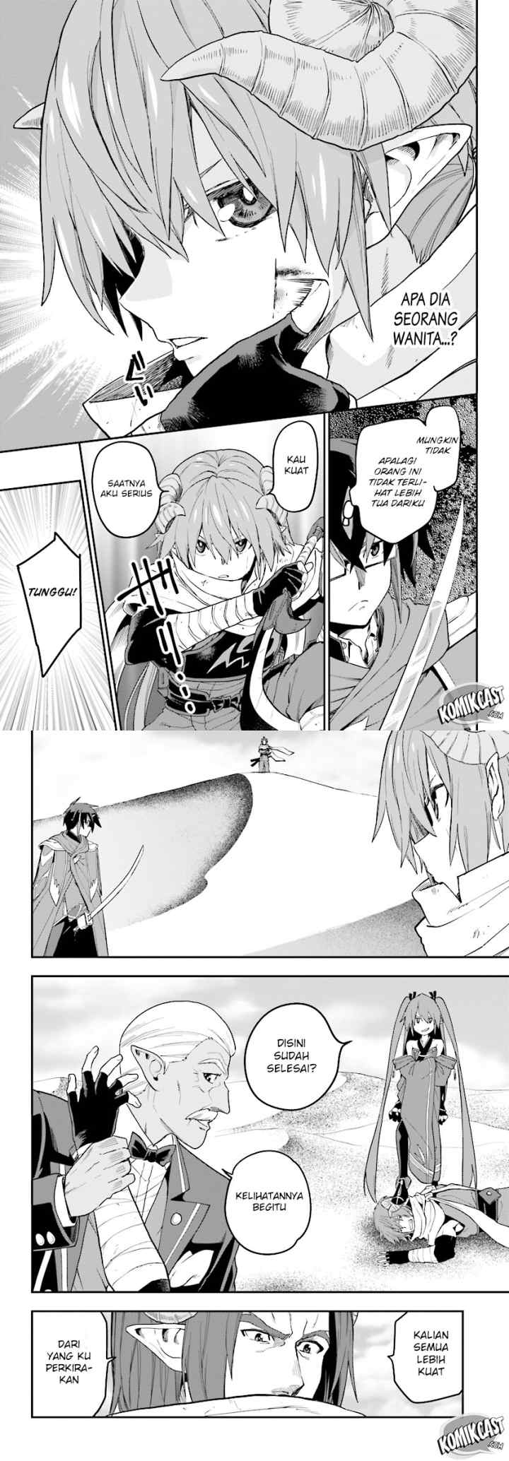 Konjiki no Moji Tsukai: Yuusha Yonin ni Makikomareta Unique Cheat chapter 41 halaman 7