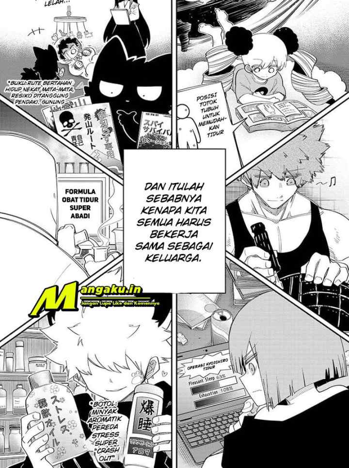 Mission: Yozakura Family chapter 130 halaman 17