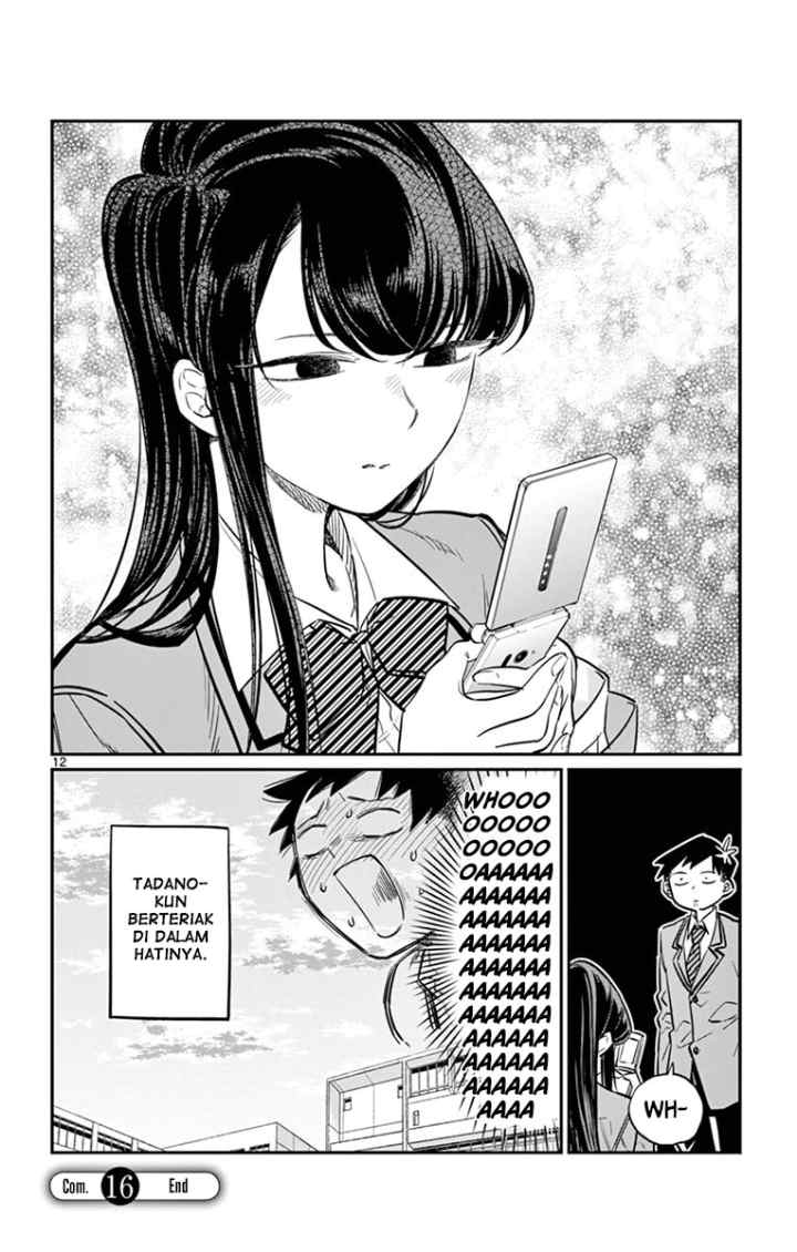 Komi-san wa Komyushou Desu chapter 16 halaman 13