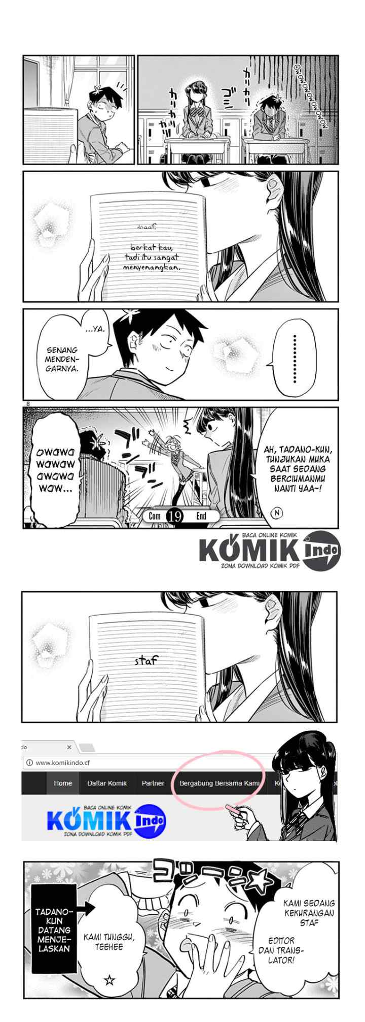 Komi-san wa Komyushou Desu chapter 19 halaman 10