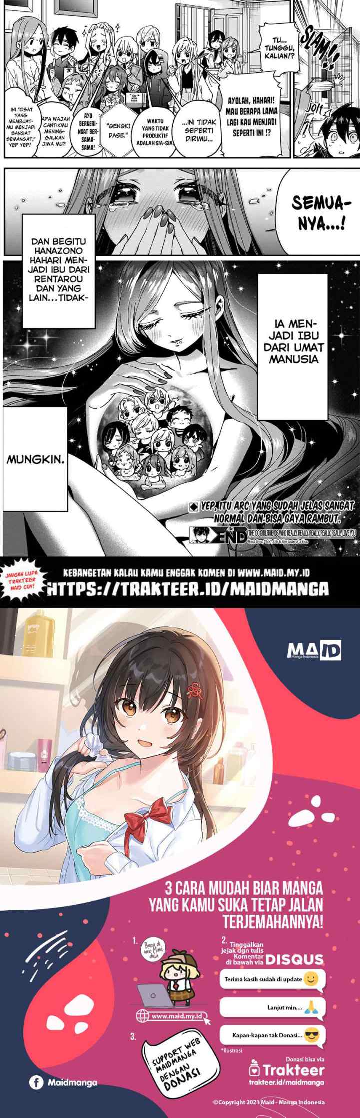 Kimi no Koto ga Dai Dai Dai Dai Daisuki na 100-ri no Kanojo chapter 43 halaman 11