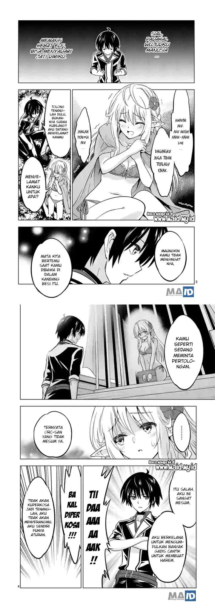 Shijou Saikyou Orc-san no Tanoshii Tanetsuke Harem Zukuri chapter 13 halaman 4