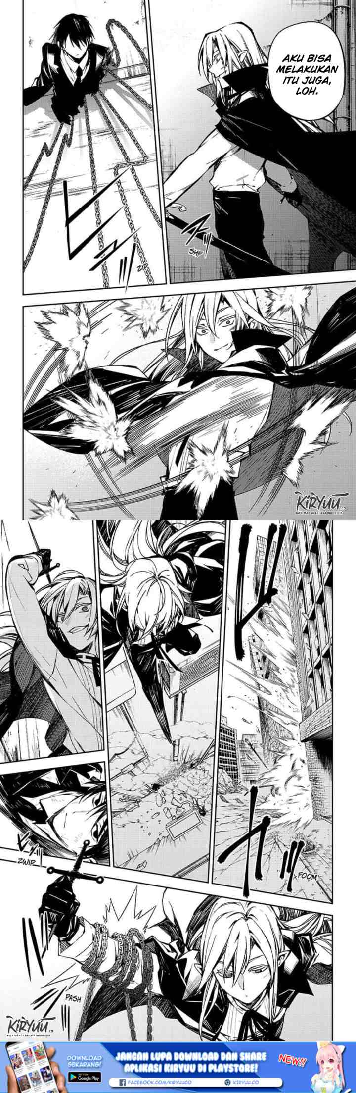 Owari no Seraph chapter 91 halaman 12