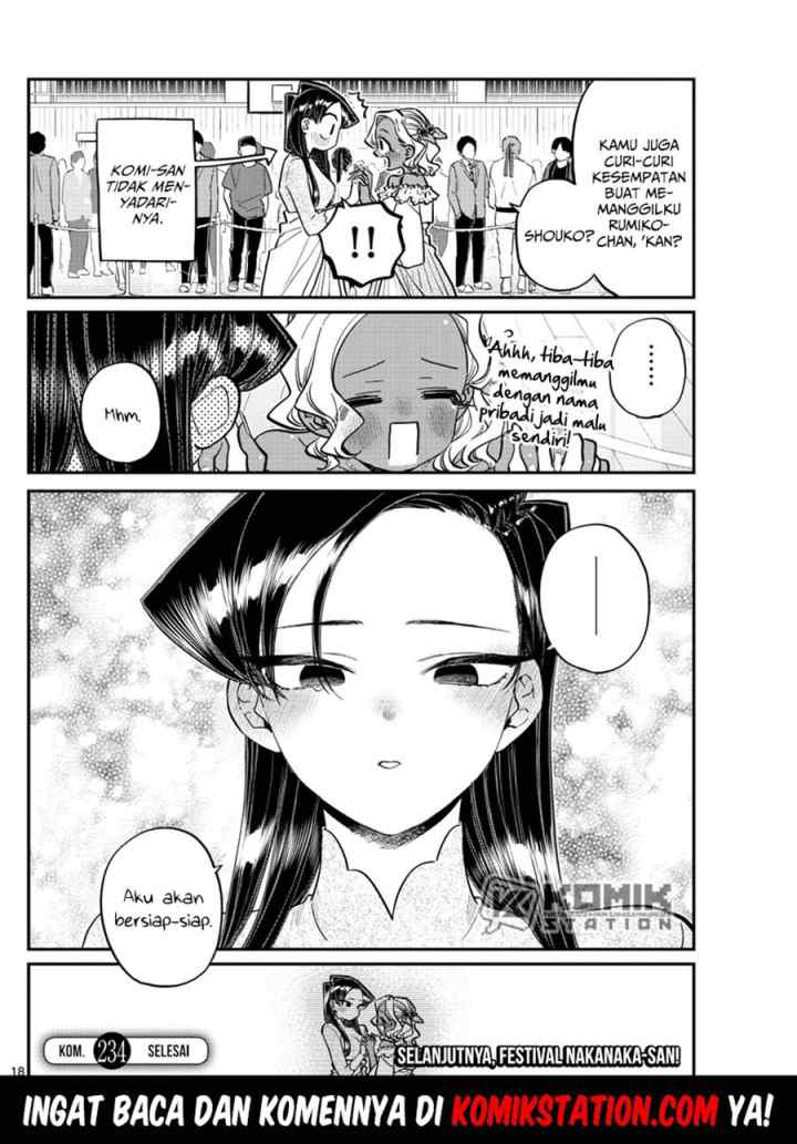 Komi-san wa Komyushou Desu chapter 234 halaman 19
