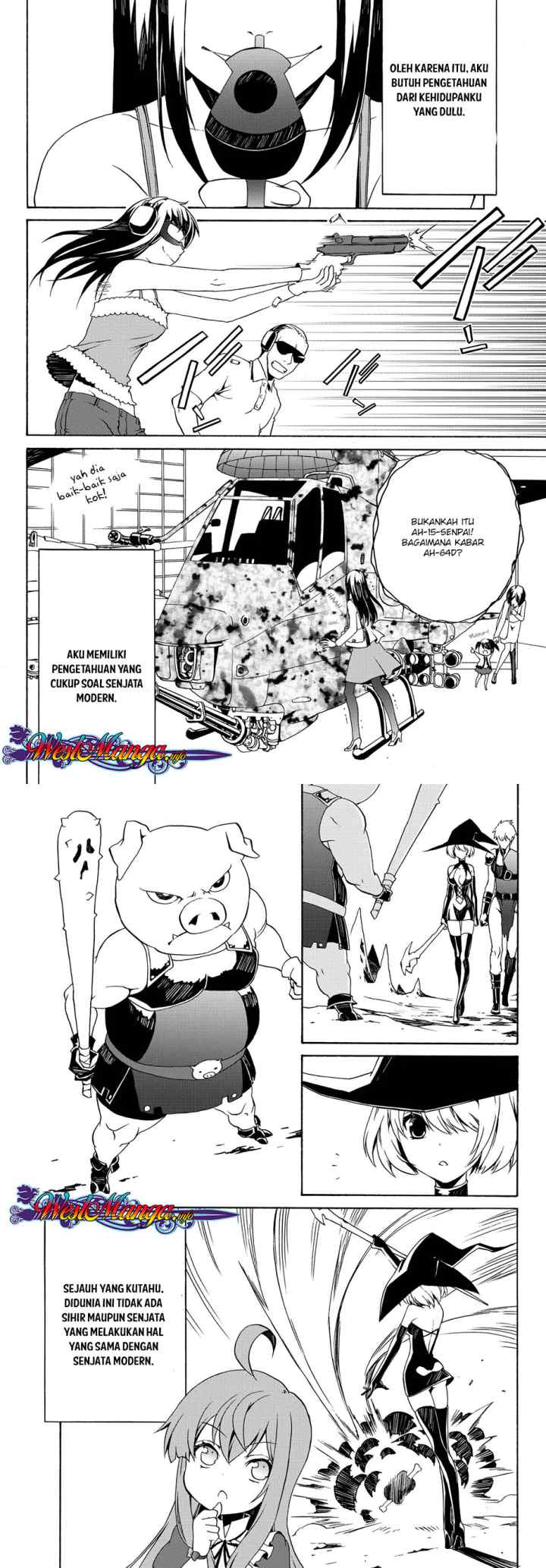 The Villainess Will Crush Her Destruction End Through Modern Firepower chapter 1 halaman 7