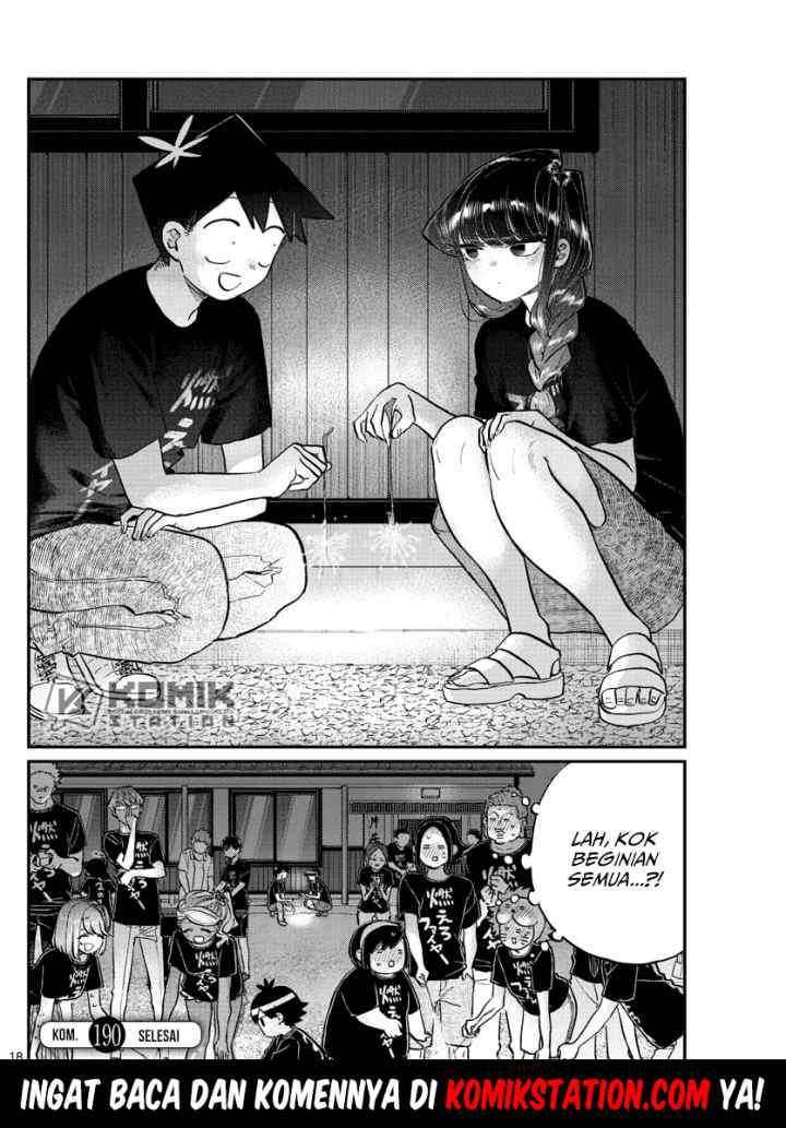 Komi-san wa Komyushou Desu chapter 190 halaman 4