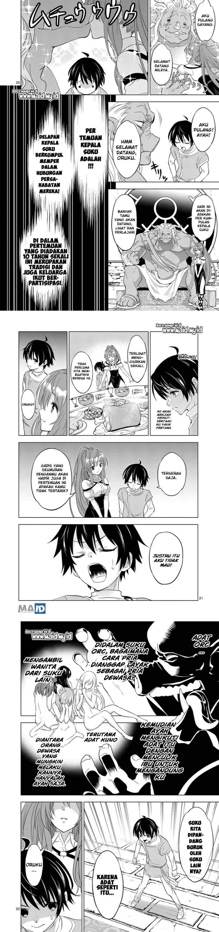 Shijou Saikyou Orc-san no Tanoshii Tanetsuke Harem Zukuri chapter 1 halaman 8