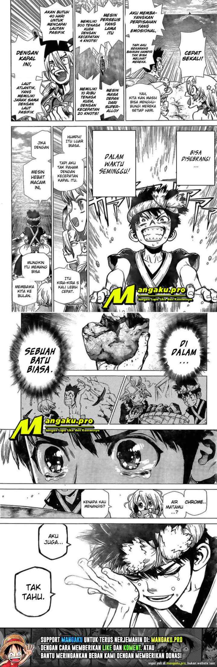 Dr. Stone chapter 200 halaman 8