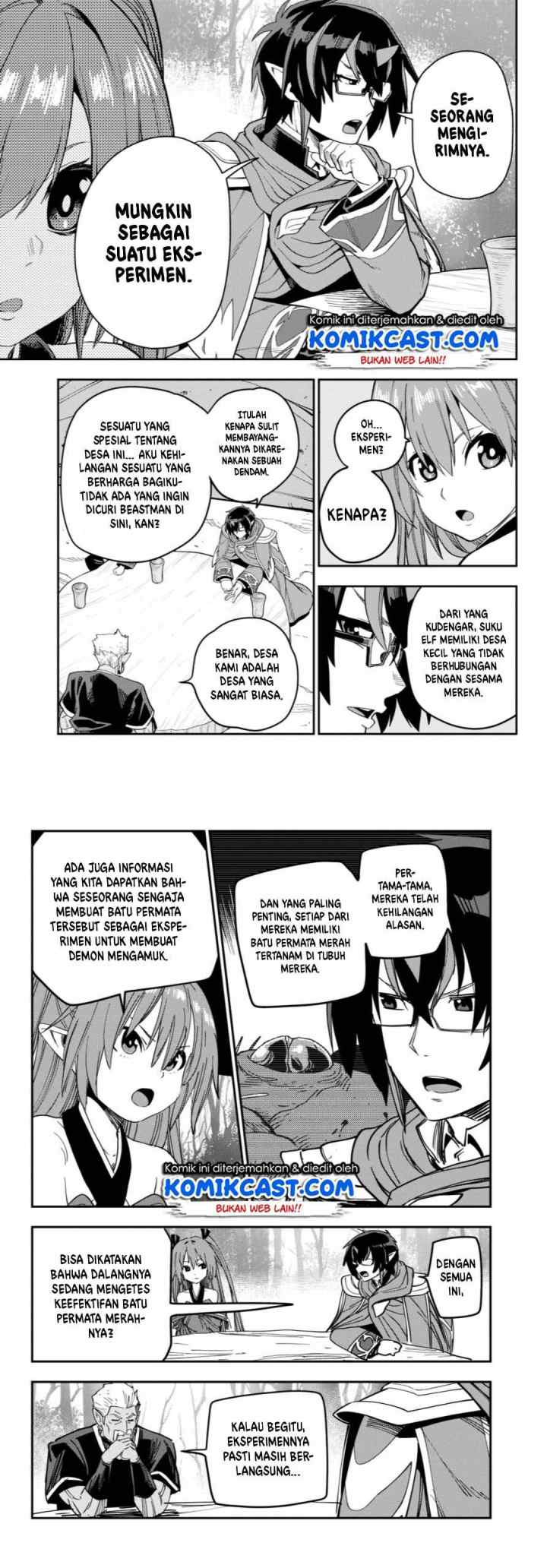 Konjiki no Moji Tsukai: Yuusha Yonin ni Makikomareta Unique Cheat chapter 52 halaman 10