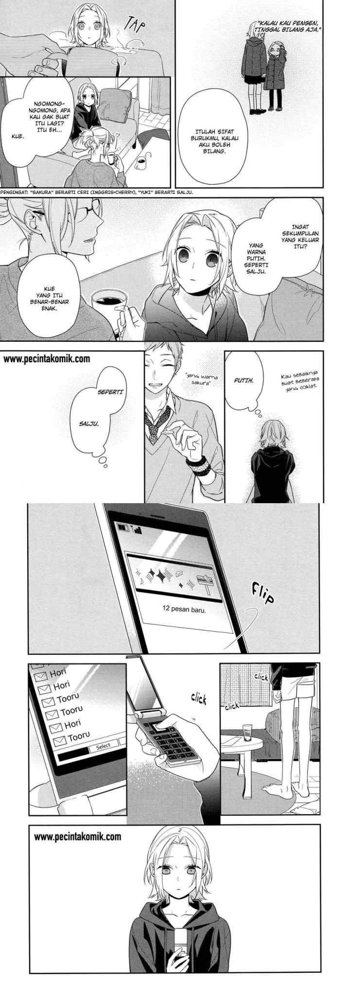 Horimiya chapter 58 halaman 12