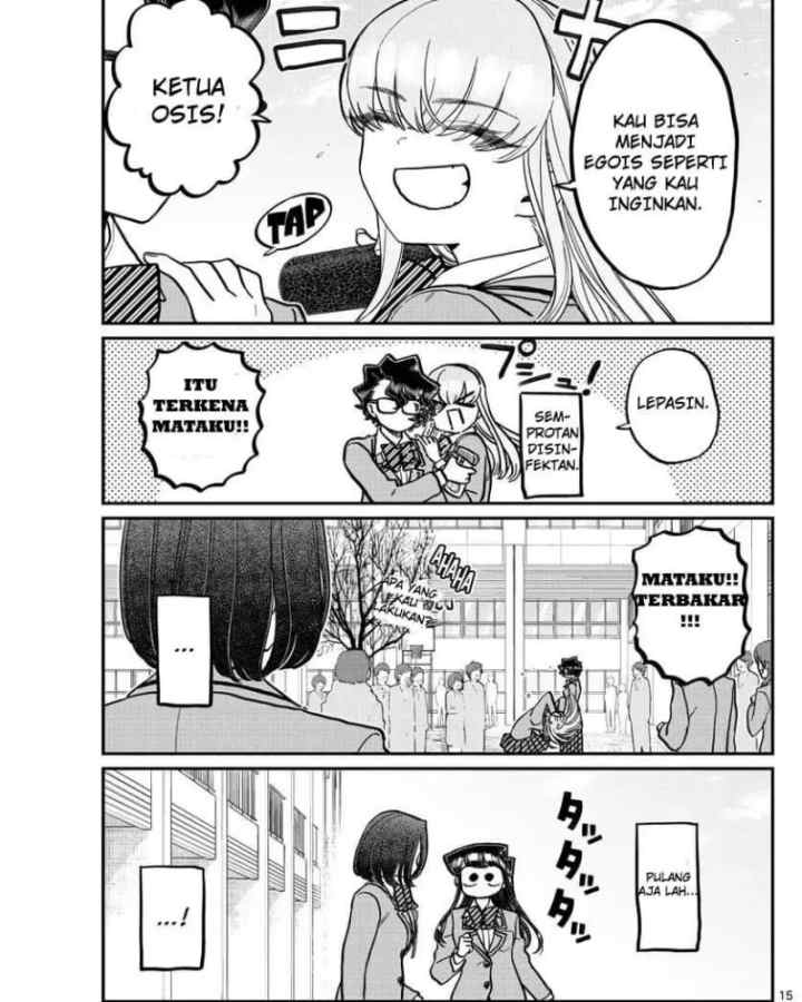 Komi-san wa Komyushou Desu chapter 315 halaman 15