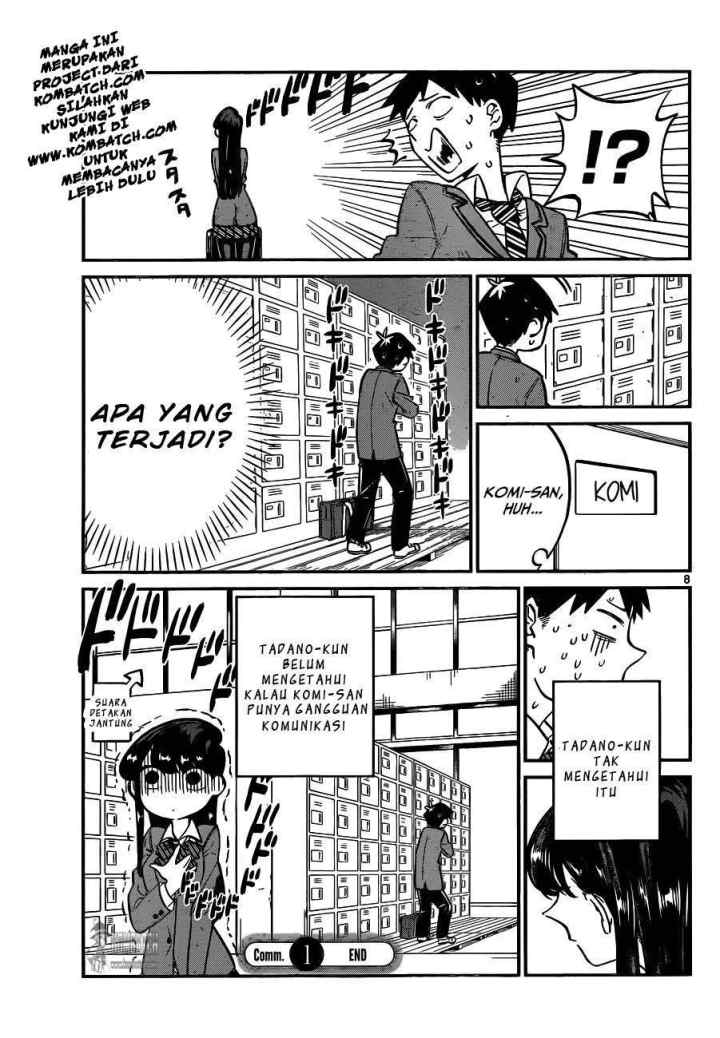 Komi-san wa Komyushou Desu chapter 1 halaman 9