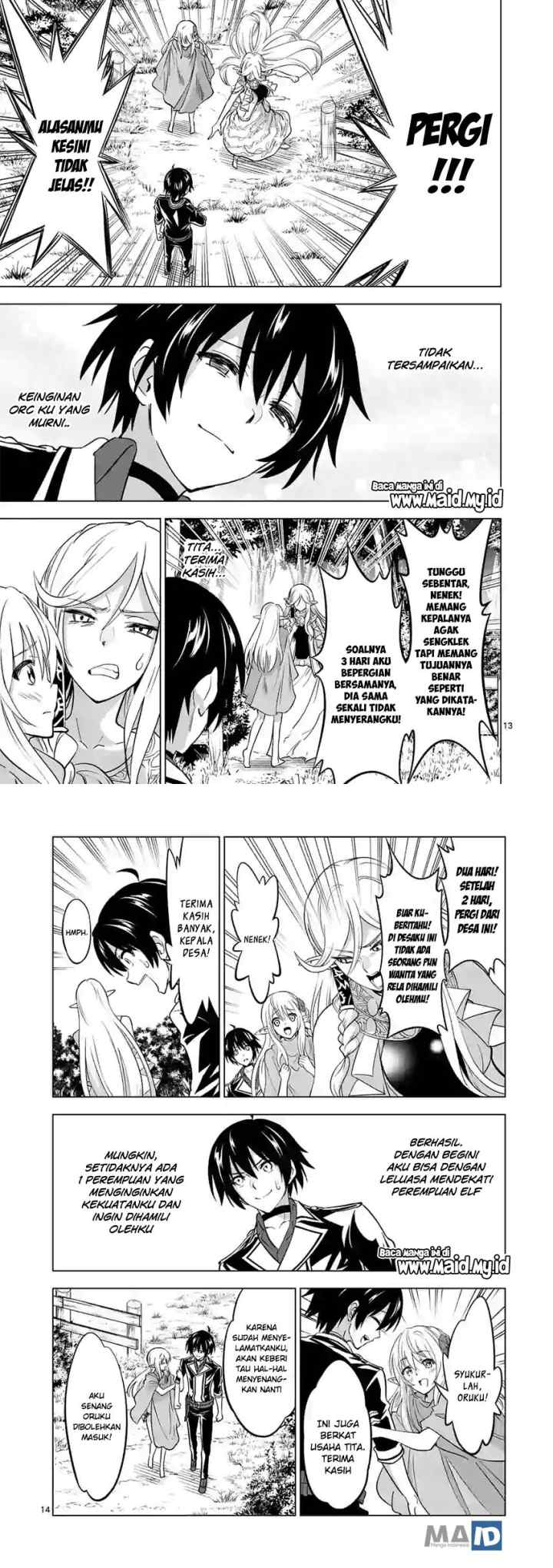 Shijou Saikyou Orc-san no Tanoshii Tanetsuke Harem Zukuri chapter 14 halaman 9