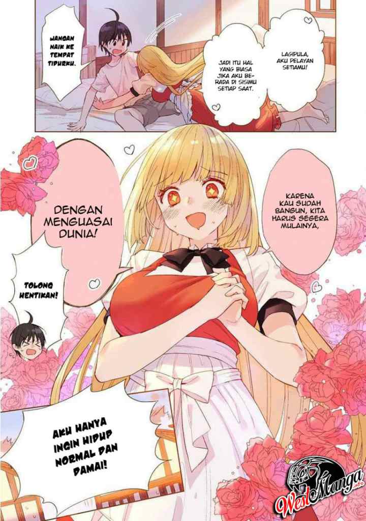Shitennou Sai Jakudatta Ore. Tensei Shitanode Heionna Seikatsu wo Nozomu chapter 1.1 halaman 5