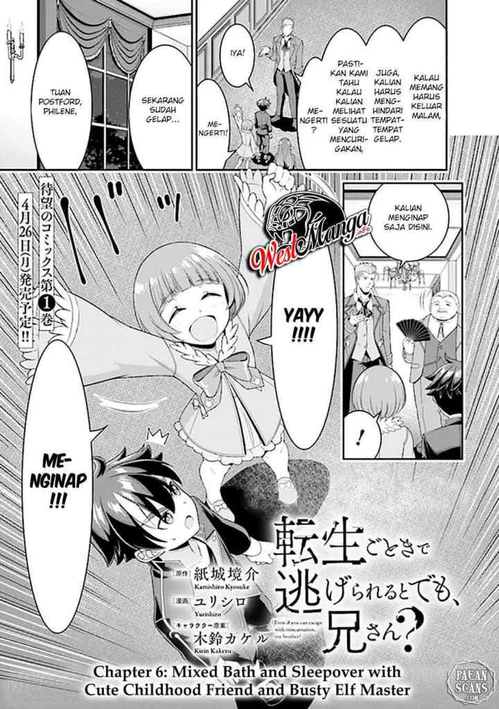Tensei Gotoki De Nigerareru To Demo, Niisan? chapter 6.1 halaman 4