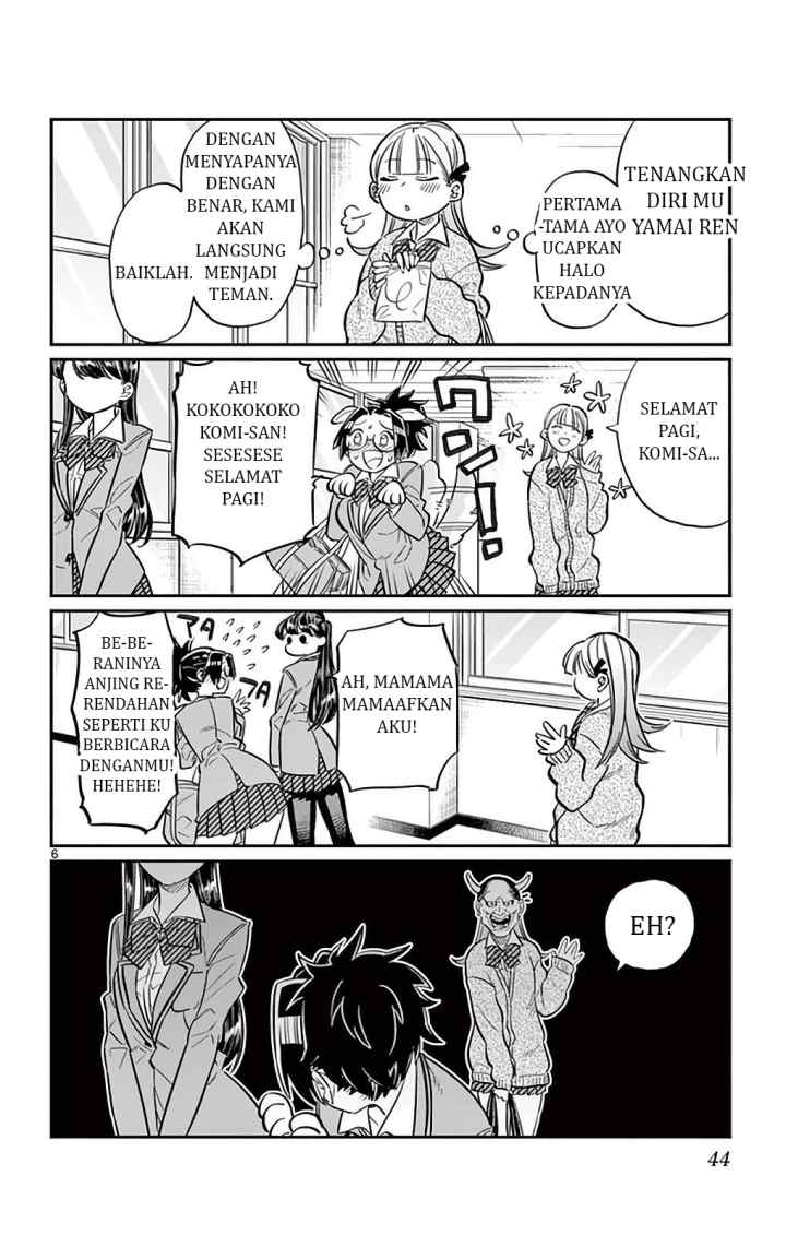 Komi-san wa Komyushou Desu chapter 23 halaman 6