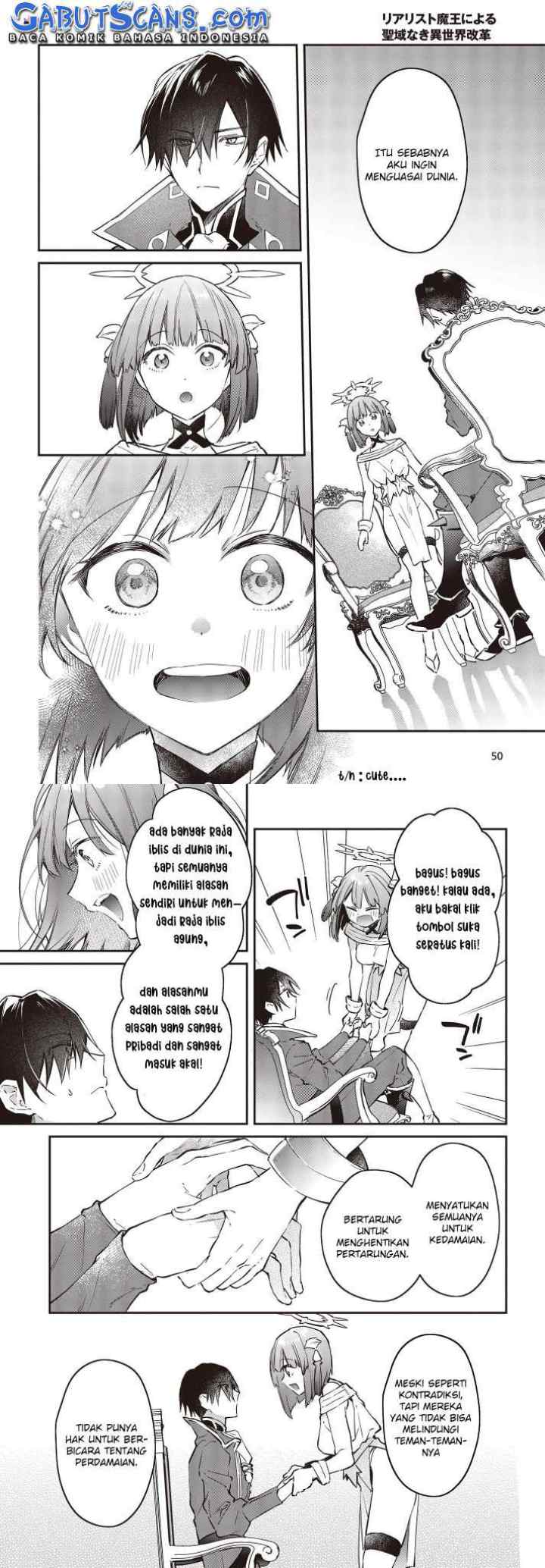 Realist Maou Niyoru Seiiki Naki Isekai Kaikaku chapter 38 halaman 10