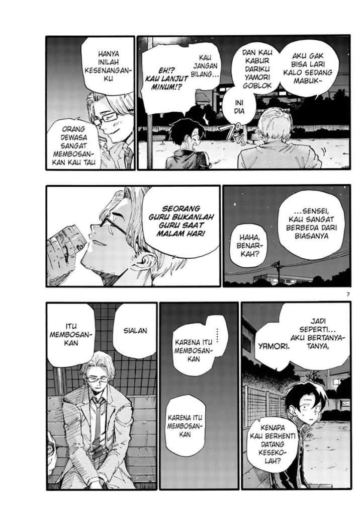 Yofukashi no Uta chapter 35 halaman 8