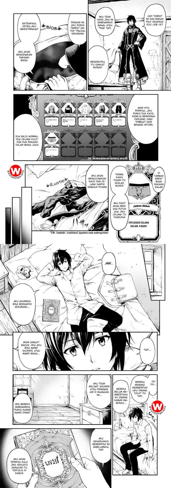 Souzai Saishuka no Isekai Ryokouki chapter 4 halaman 4