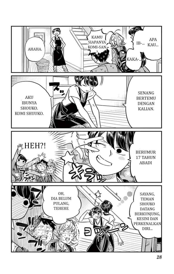 Komi-san wa Komyushou Desu chapter 22 halaman 8