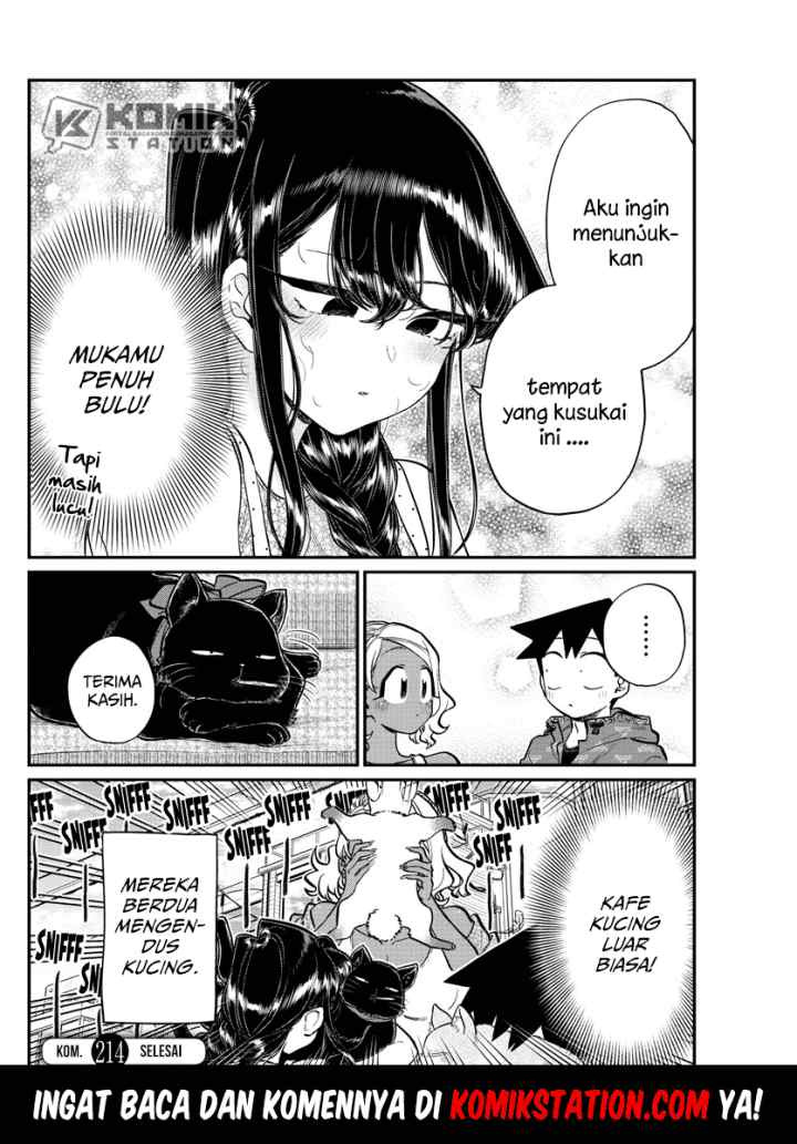 Komi-san wa Komyushou Desu chapter 214 halaman 19