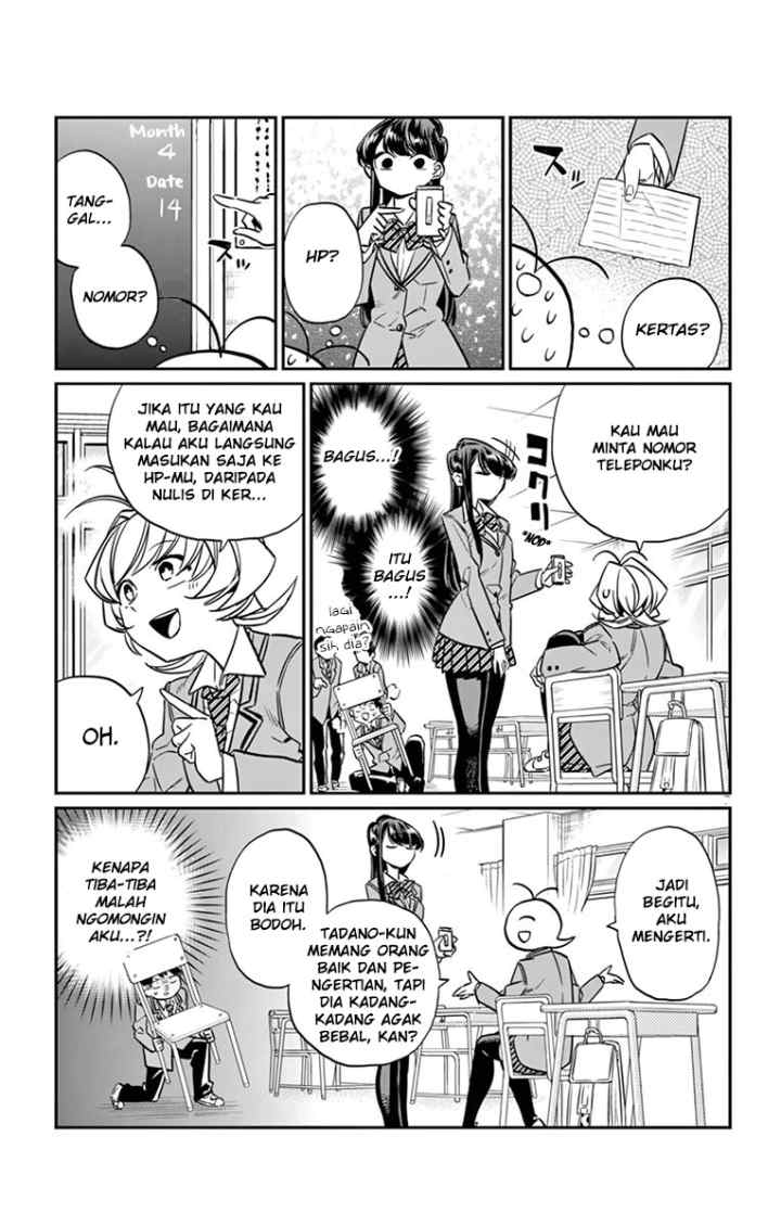 Komi-san wa Komyushou Desu chapter 16 halaman 8