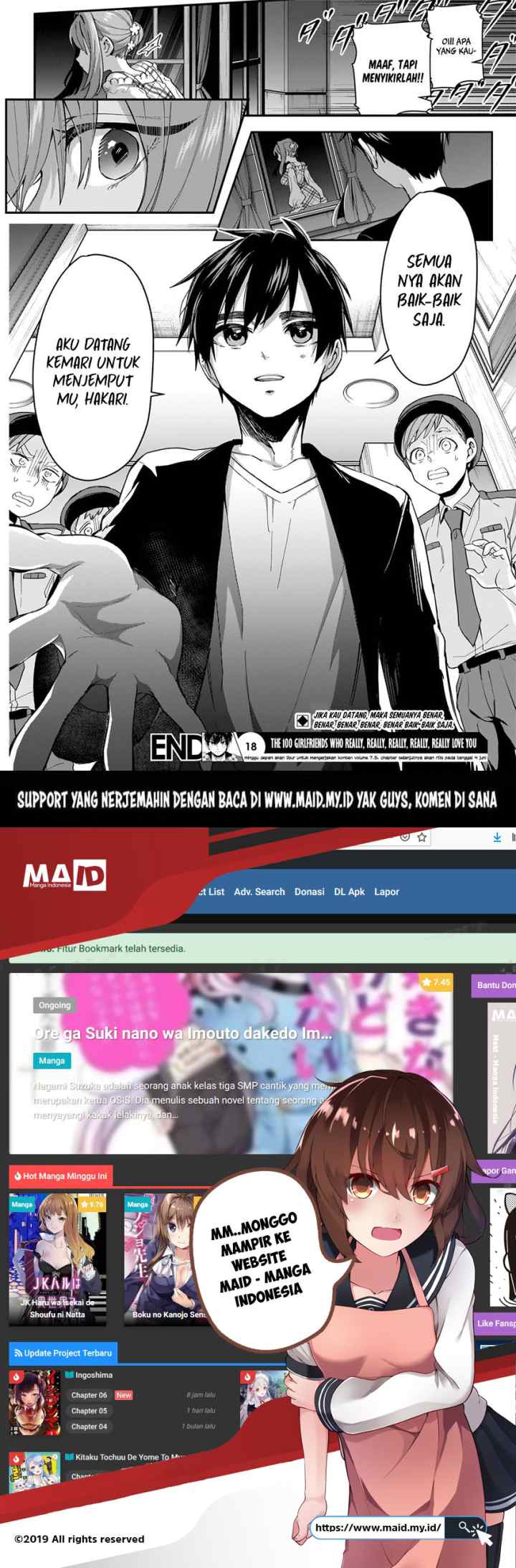 Kimi no Koto ga Dai Dai Dai Dai Daisuki na 100-ri no Kanojo chapter 18 halaman 11