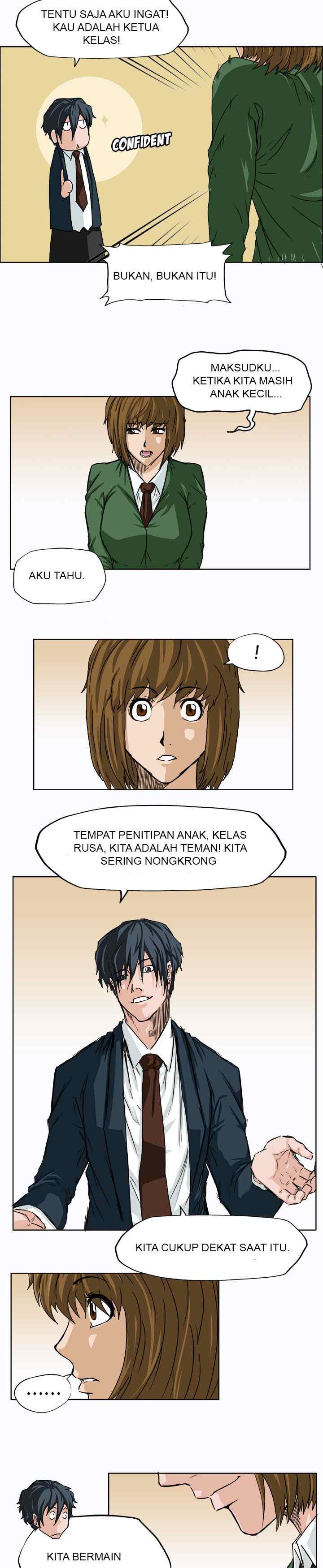 Boss in School chapter 9 halaman 12
