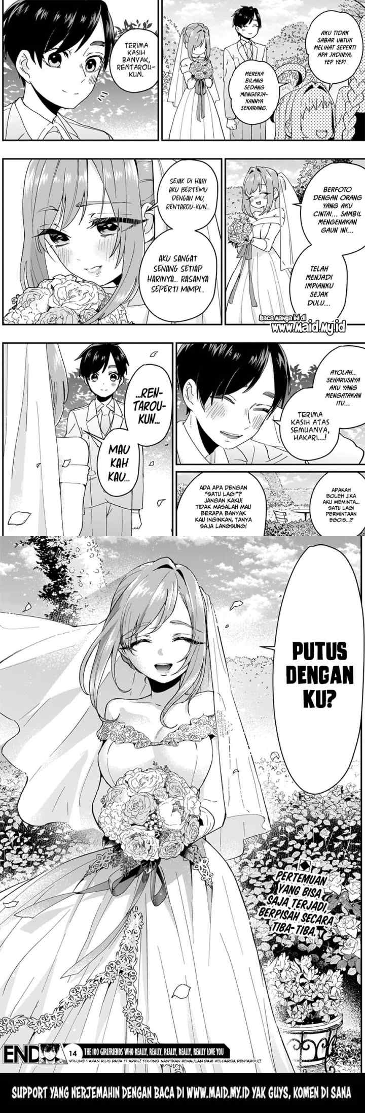 Kimi no Koto ga Dai Dai Dai Dai Daisuki na 100-ri no Kanojo chapter 14 halaman 11