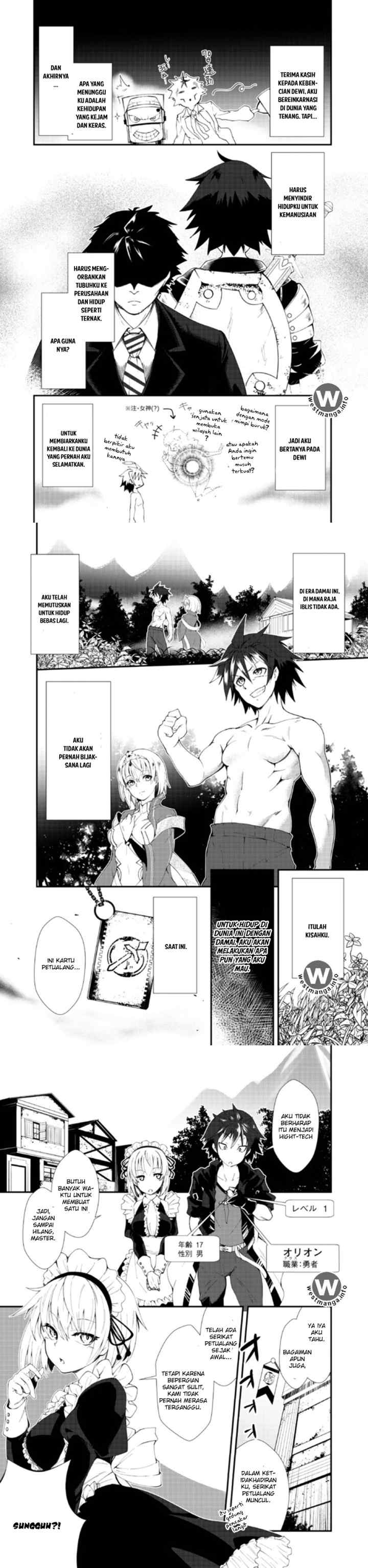 Jichou shinai Motoyuusha no Tsuyokute Tanoshii New Game chapter 1 halaman 5