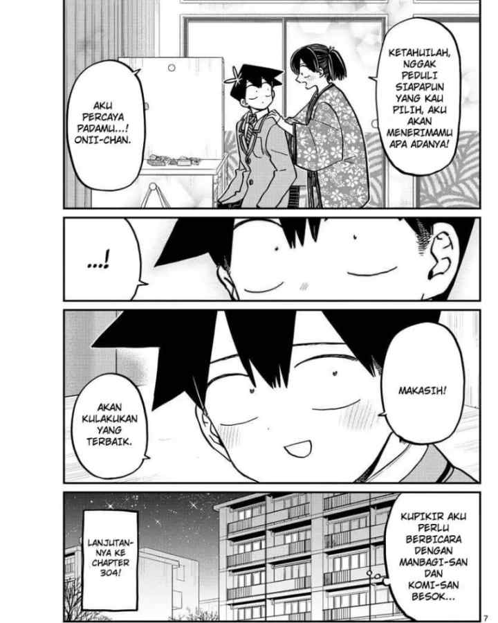Komi-san wa Komyushou Desu chapter 307 halaman 7