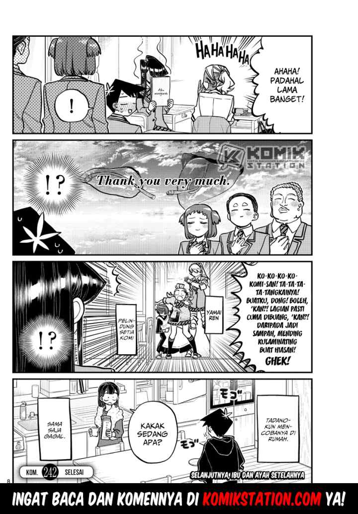 Komi-san wa Komyushou Desu chapter 242 halaman 9