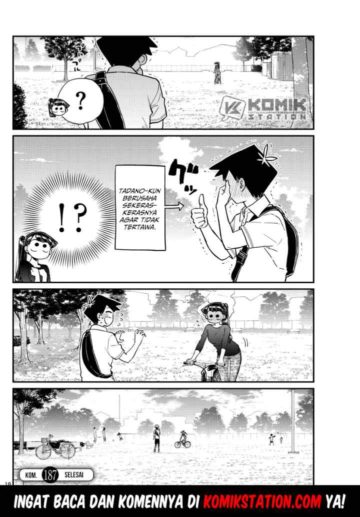 Komi-san wa Komyushou Desu chapter 187 halaman 20