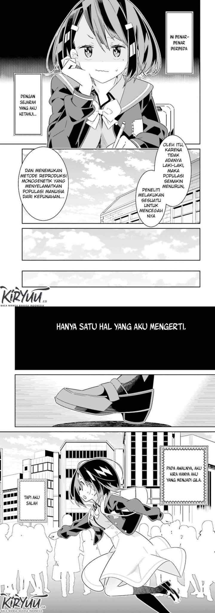 All of Humanity is Yuri Except For Me chapter 1.2 halaman 4