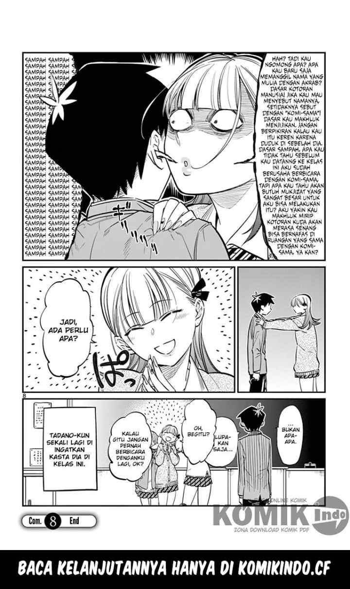 Komi-san wa Komyushou Desu chapter 8 halaman 4