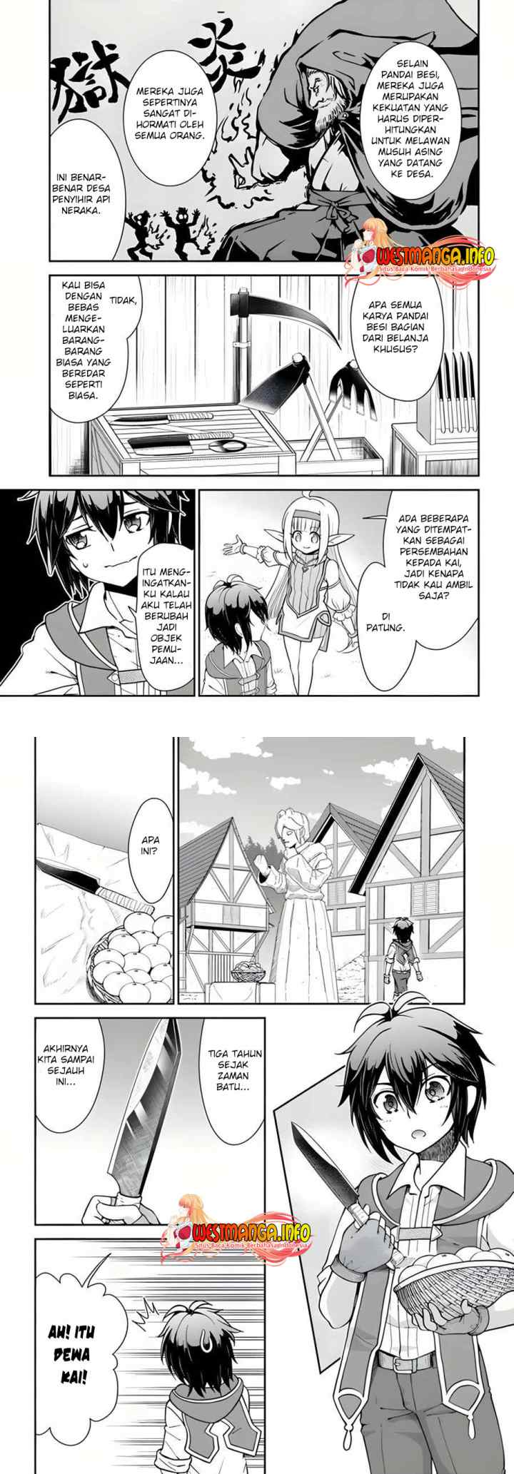 Tenohira Kaitaku Mura de Isekai Kenkokuki: Fueteku Yome-tachi to Nonbiri Mujintou Life chapter 35 halaman 5