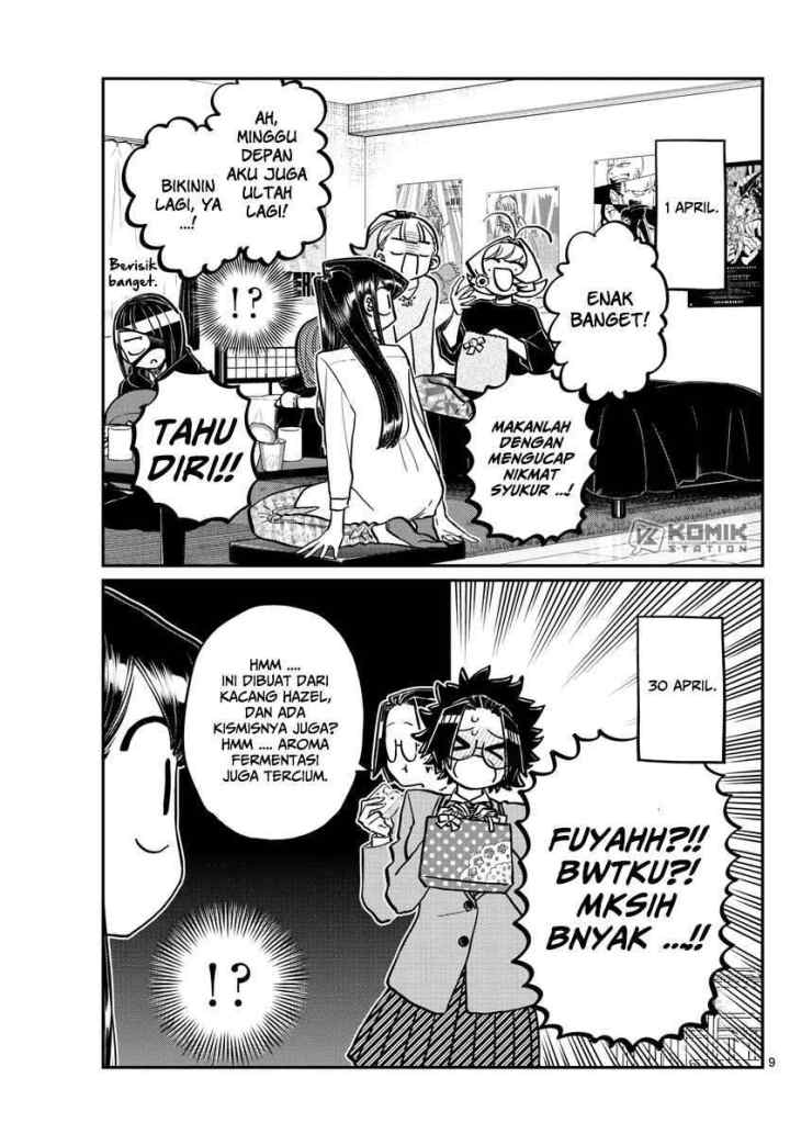 Komi-san wa Komyushou Desu chapter 259 halaman 10