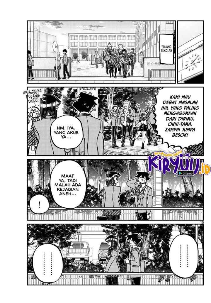 Komi-san wa Komyushou Desu chapter 359 halaman 16