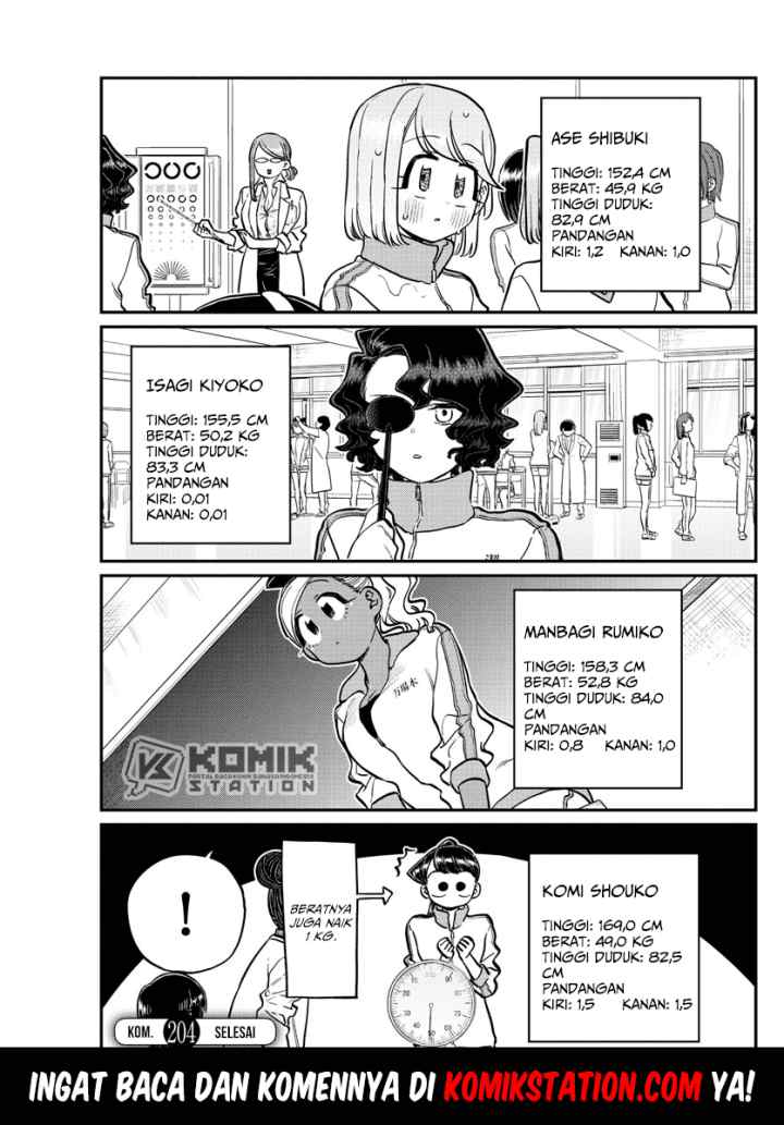 Komi-san wa Komyushou Desu chapter 204 halaman 6