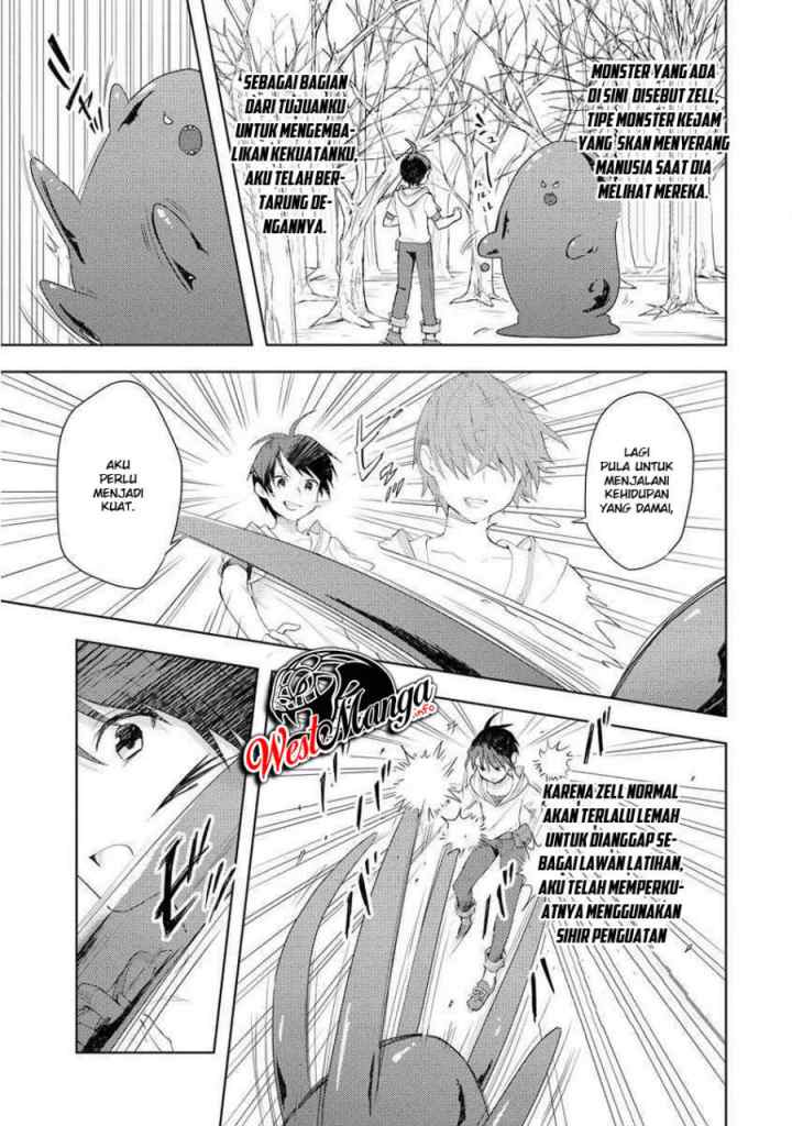 Shitennou Sai Jakudatta Ore. Tensei Shitanode Heionna Seikatsu wo Nozomu chapter 1.1 halaman 11