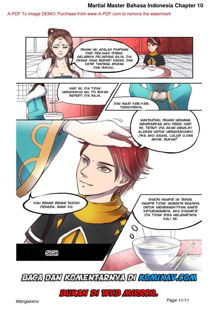 Martial Master chapter 10 halaman 11