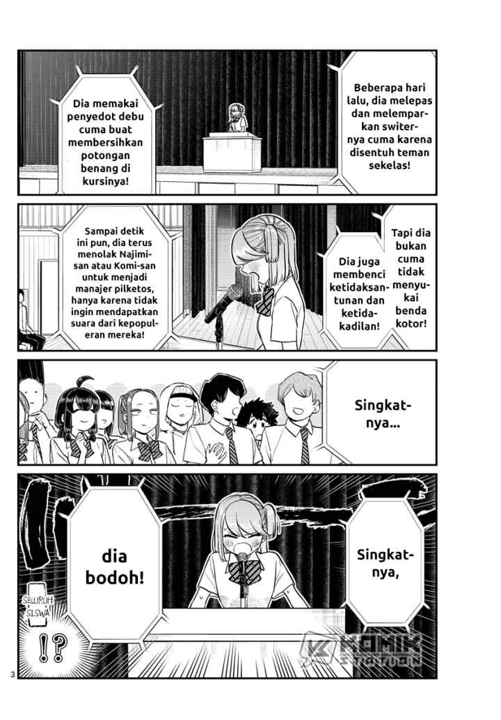 Komi-san wa Komyushou Desu chapter 203 halaman 4