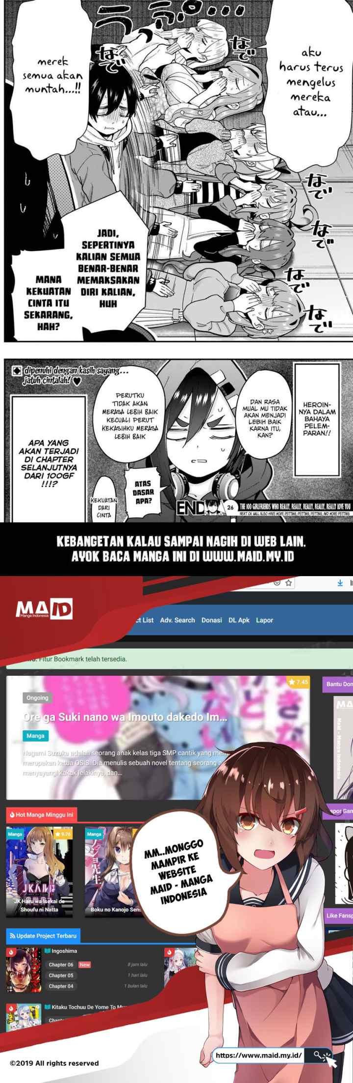 Kimi no Koto ga Dai Dai Dai Dai Daisuki na 100-ri no Kanojo chapter 26 halaman 11