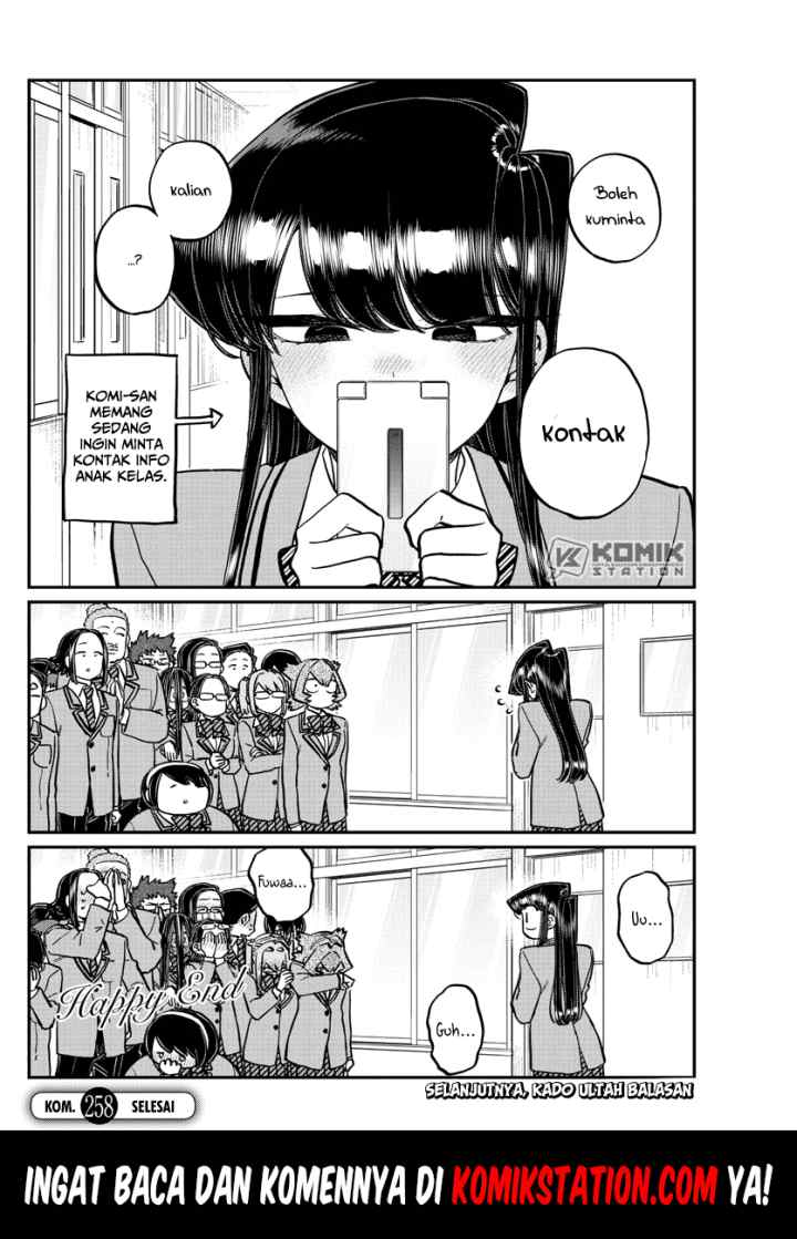 Komi-san wa Komyushou Desu chapter 258 halaman 19