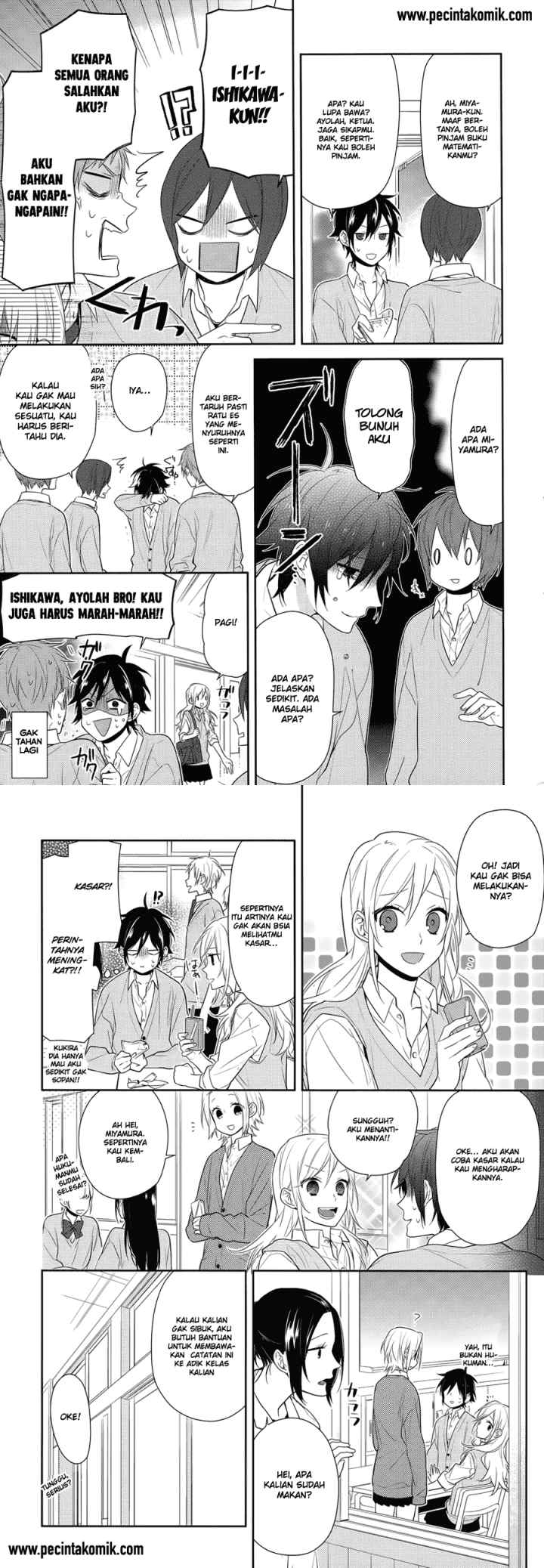 Horimiya chapter 43 halaman 9