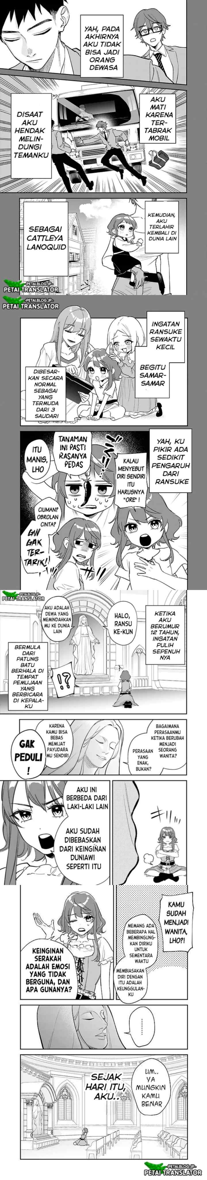 Danshi Koukousei wa Isekai de JK ni Natta chapter 1 halaman 4